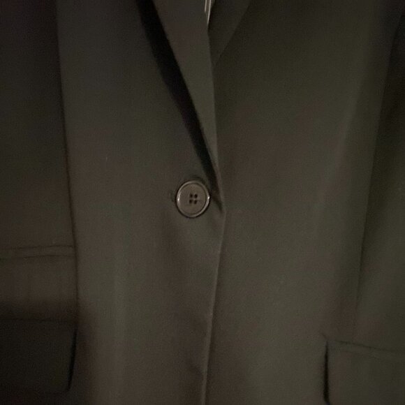 Avenue Size 18/20 Black Suit One Button Jacket - Picture 9 of 16